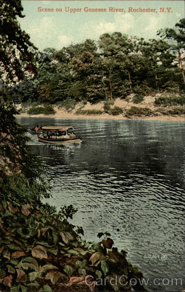 Scene on Upper Genesee River Rochester New York