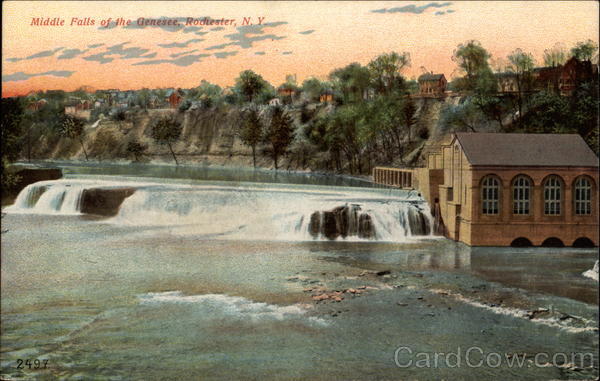 Middle Falls of the Genessee Rochester New York