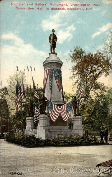 Soldiers'and Sailors' Monument, Washington Park Rochester New York