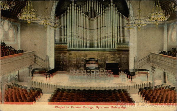 Chapel in Crouse College Syracuse New York