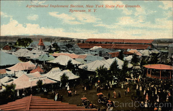 Agricultural Implement Section, New York State Fair Grounds Syracuse