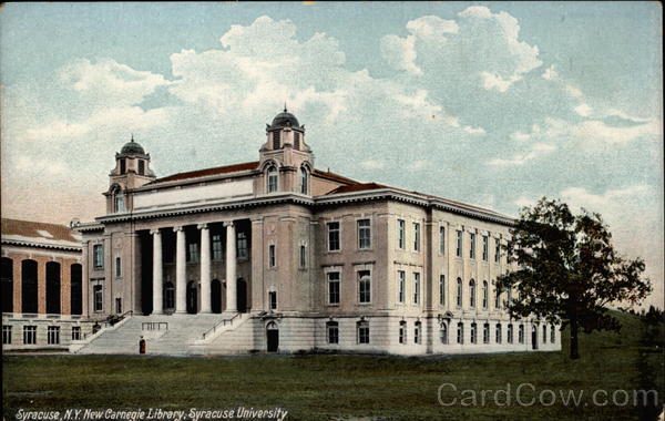 New Carnegie Library, Syracuse University New York
