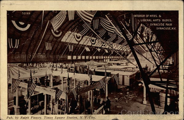 Interior of Mfrs. & Liberal Arts Bldgs., Syracuse Fair New York
