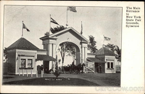 The Main Entrance to New York State Fair Grounds Syracuse