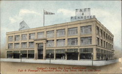 Taft & Pennoyer's Department Store, Clay Street, 14th to 15th Street Oakland, CA Postcard Postcard