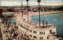 Ship Cafe Venice, CA Postcard Postcard