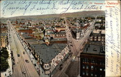 Panorama of Oakland Postcard