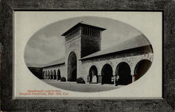 Quadrangle and Arches, Stanford University Postcard