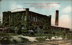 Printing House of the Mayflower Publishing Company Postcard