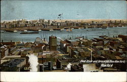 East River and Brooklyn from New York Postcard