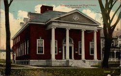 Historical Museum and Wood Library Postcard