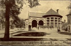 Public Library Postcard