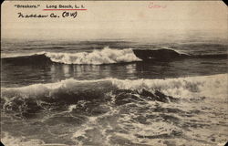 Breakers Long Beach, NY Postcard Postcard