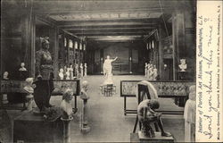 Interior of Parrish Art Museum, Southampton Postcard