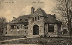 Ogden Free Library Postcard