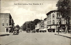 Main Street, looking West Postcard