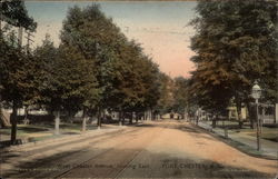 West Chester Avenue, Looking East Port Chester, NY Postcard Postcard