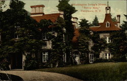 Washington Irving's House, "Sunny Side" Tarrytown, NY Postcard Postcard