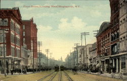 Court Street Looking West Postcard