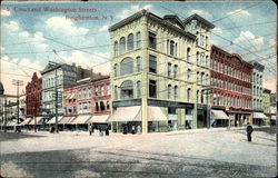 Court and Washington Streets Postcard