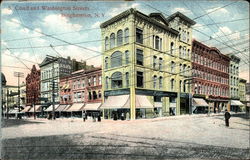 Court and Washington Streets Postcard