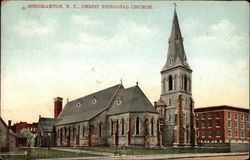 Christ Episcopal Church Binghamton, NY Postcard Postcard