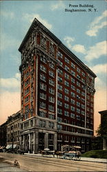 Press Building Binghamton, NY Postcard Postcard