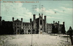 Main Building, State Hospital Postcard