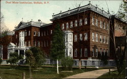 Daef Mute Institution Postcard