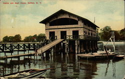 Casino and Boat House Postcard