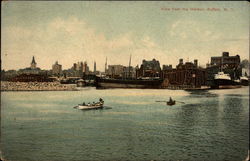 View from the Harbor Postcard