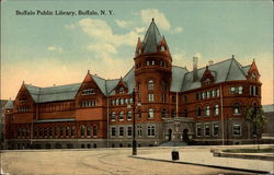 Buffalo Public Library Postcard