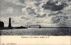 Entrance to the Harbor Postcard