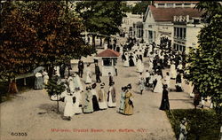 Mid-way, Crystal Beach Postcard