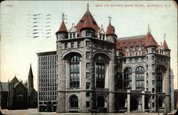 Erie Co. Saving Bank Building Postcard