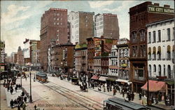 Main Street looking North Postcard