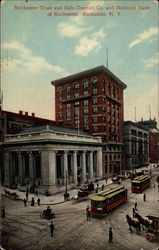 Rochester Trust and Safe Deposit Co. and National Bank of Rochester Postcard