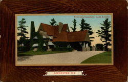 Riverside Cemetery, Lake Avenue Postcard