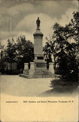 Soldiers and Sailors' Monument Postcard