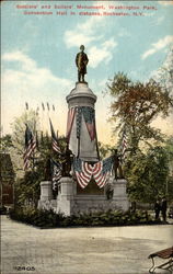 Soldiers'and Sailors' Monument, Washington Park Postcard