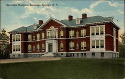 Saratoga Hospital Postcard