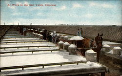 At Work in the Salt Yards Postcard