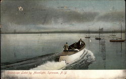 Onondaga Lake by Moonlight Postcard