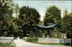 Entrance ot Asylum Postcard