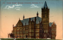 Crouse College, Syracuse University New York Postcard Postcard