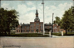 Armory Syracuse, NY Postcard Postcard