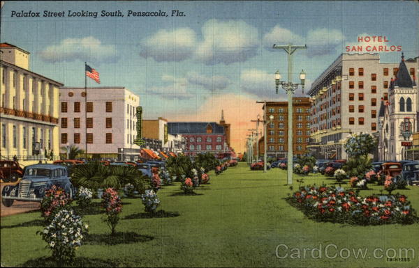 Palafox Street Looking South Pensacola Florida