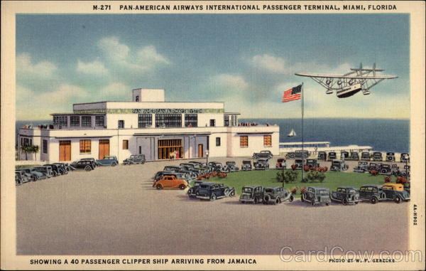Pan-American Airways International Passenger Terminal Miami Florida