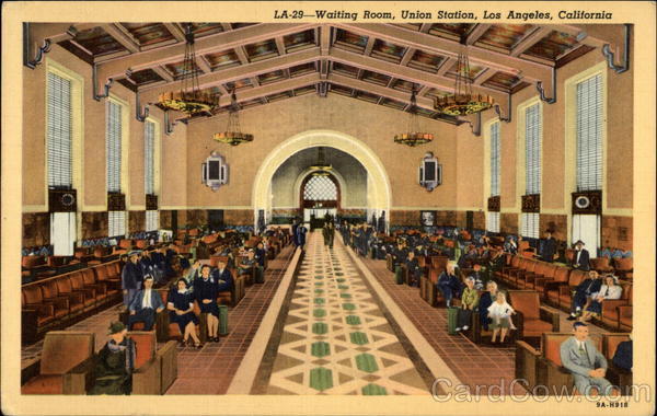 Waiting Room, Union Station Los Angeles California