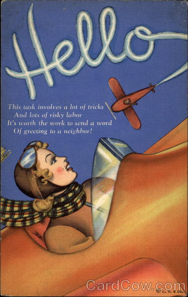 Hello: Greetings from a Neighbor Aircraft